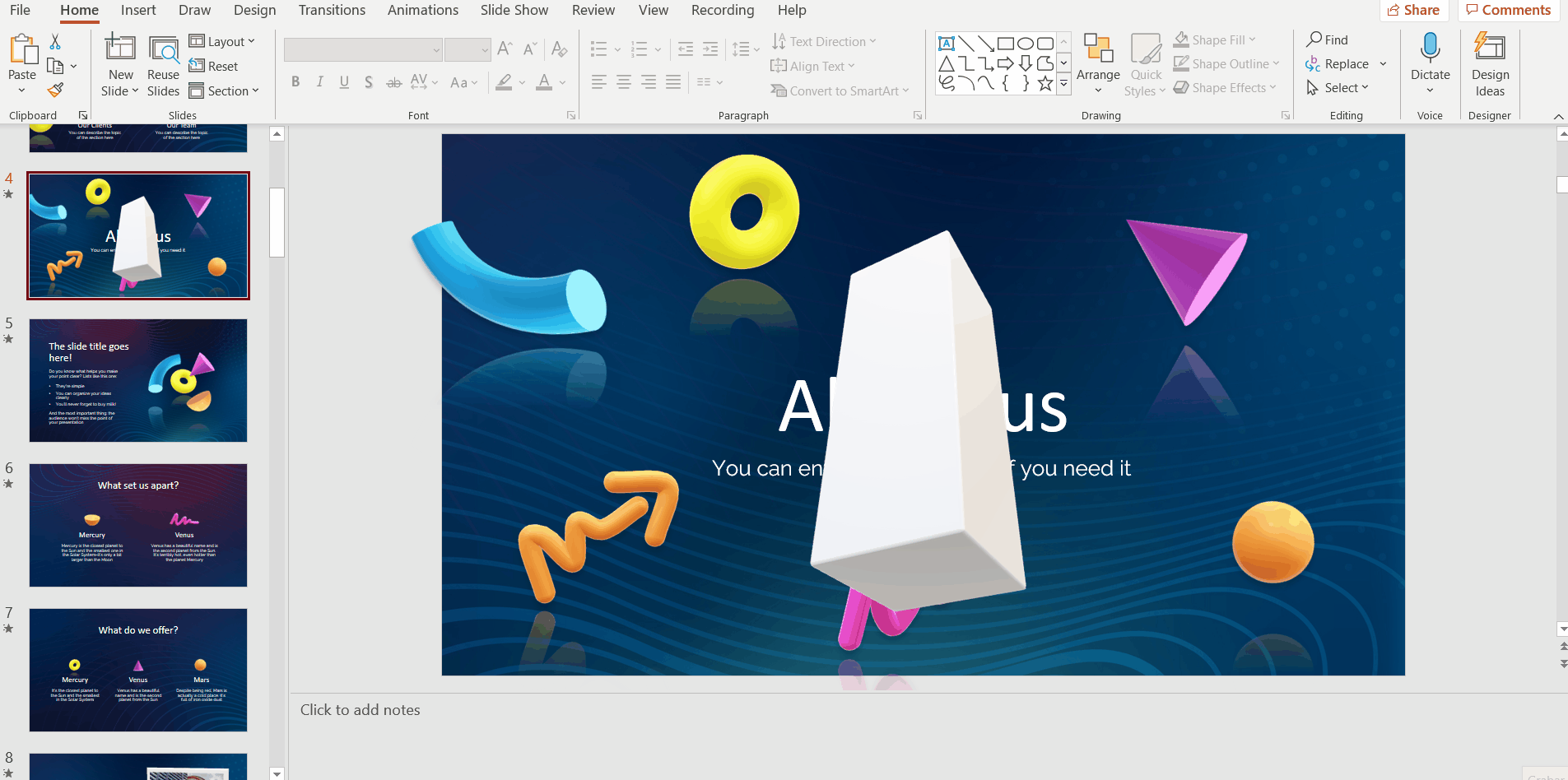 How to insert a 3D model in PowerPoint