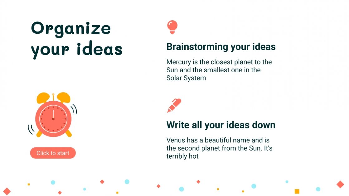Learning Class with Timers! Google Slides & PowerPoint template
