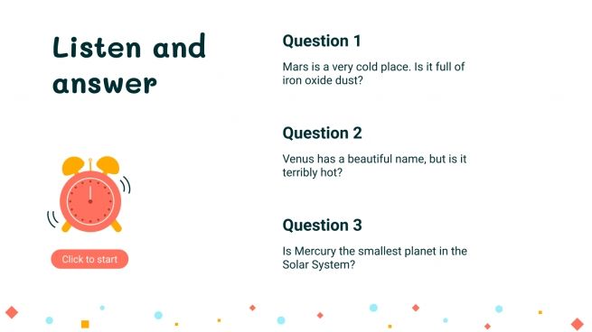 Learning Class with Timers! Google Slides & PowerPoint template
