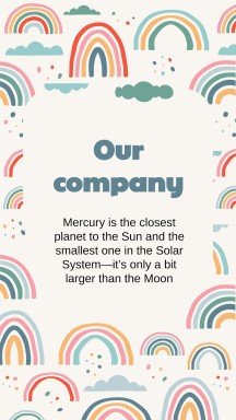 Boho Regenbogen Stil Marketing Plan Präsentationsvorlage