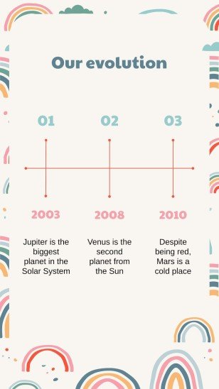 Boho Regenbogen Stil Marketing Plan Präsentationsvorlage