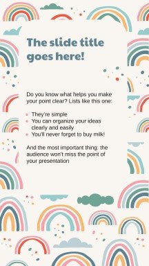 Boho Regenbogen Stil Marketing Plan Präsentationsvorlage