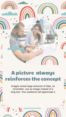 Boho Regenbogen Stil Marketing Plan Präsentationsvorlage