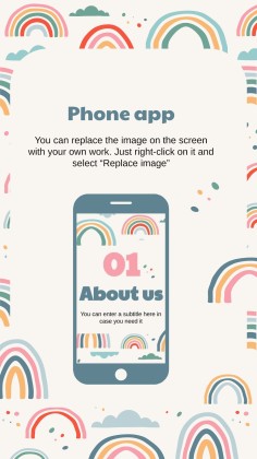 Boho Regenbogen Stil Marketing Plan Präsentationsvorlage