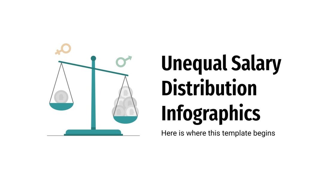 Unequal Salary Distribution Infographics Google Slides & PPT