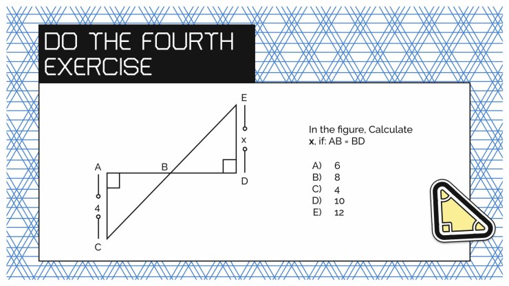 Plantilla de presentación Matemáticas para secundaria: Congruencia de triángulos