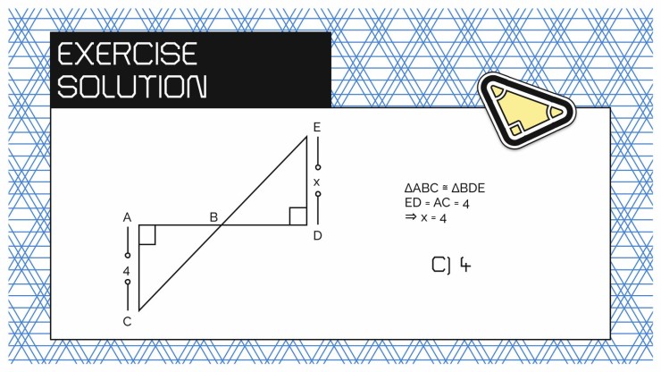 Mathématiques pour le lycée : Congruence des triangles Modèles de présentation