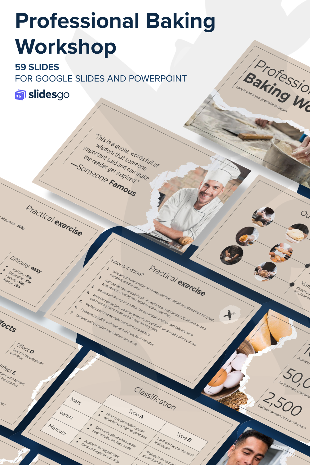 Professional Baking Workshop | Google Slides & PPT