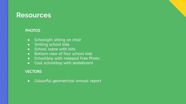 Education Box Challenge presentation template