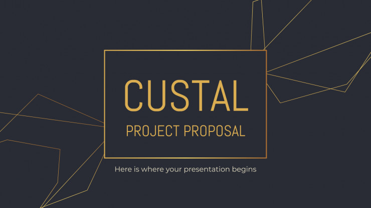 Plantilla de presentación Propuesta de proyecto Custal