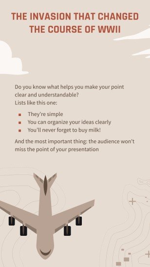 Operation Overlord: Zweiter Weltkrieg Präsentationsvorlage