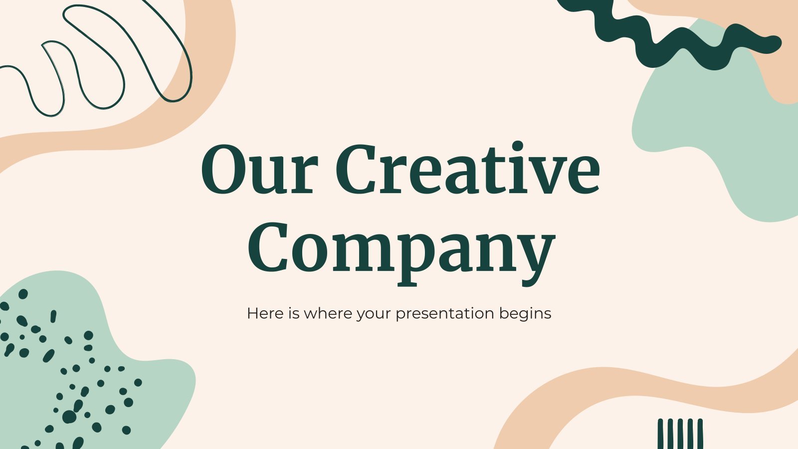 Our Creative Company presentation template 