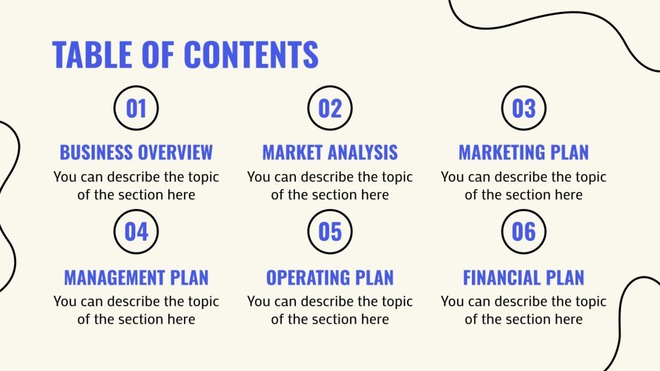 Entrepreneur Business Plan Google Slides PPT Template