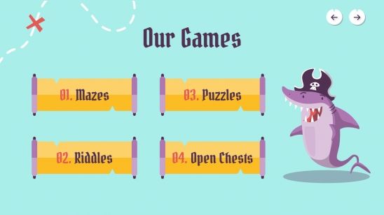 Treasure Hunt presentation template