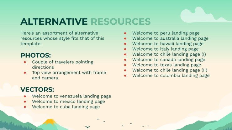 Travel and Tourism 101 Workshop presentation template 