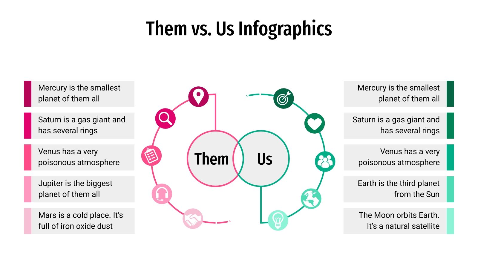 Them vs. Us Infographics for Google Slides & PowerPoint