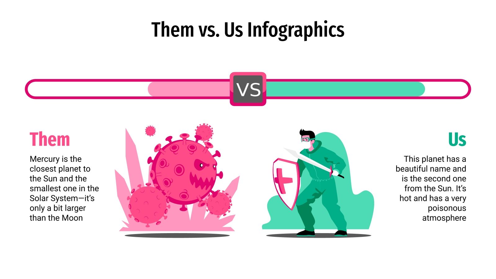 Them vs. Us Infographics for Google Slides & PowerPoint
