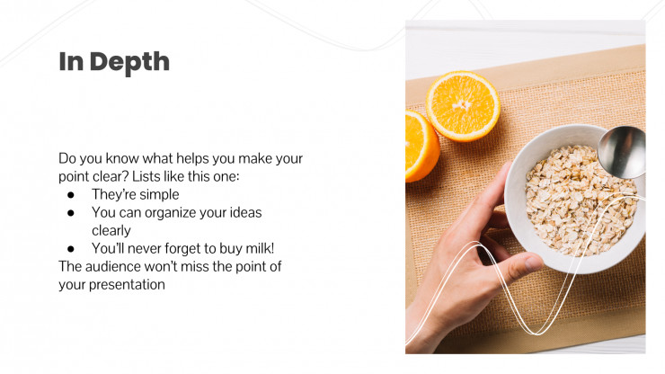 Nutrition Newsletter presentation template