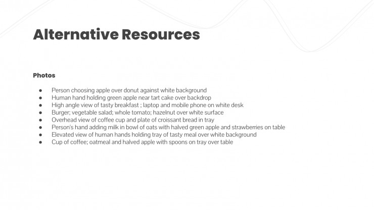 Nutrition Newsletter presentation template