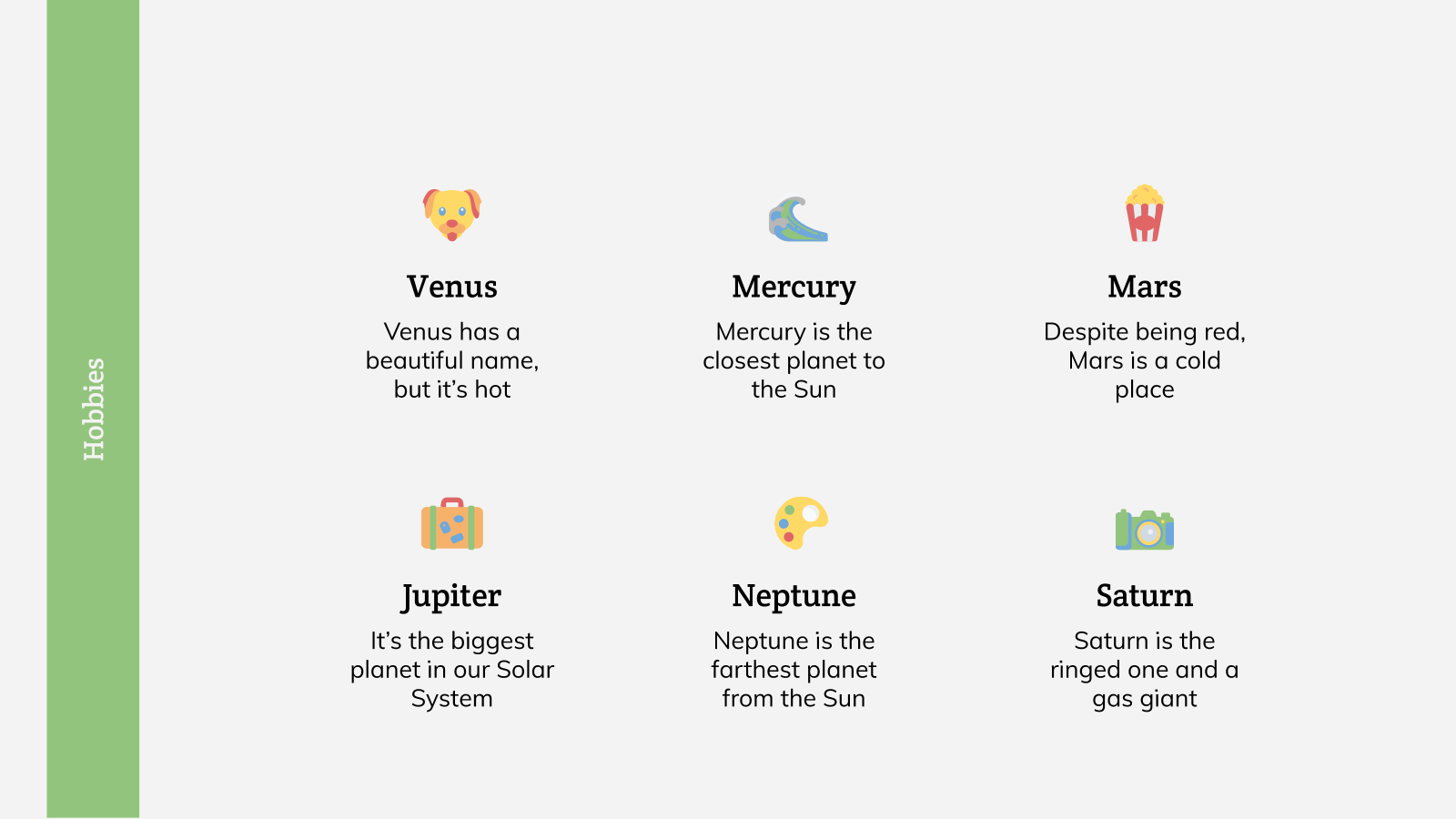 how to list presentations in cv