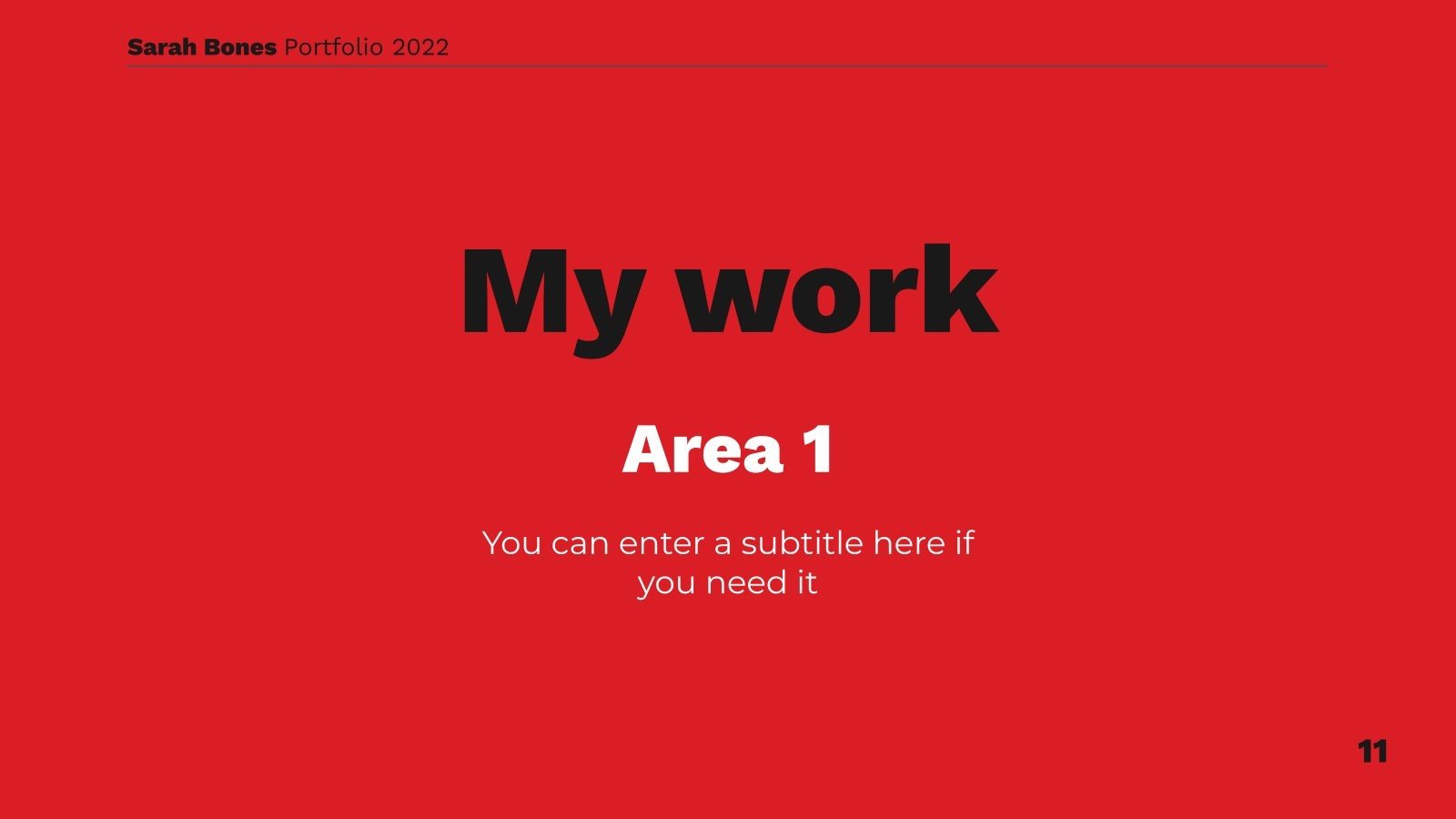 Editorial Graphic Designer Portfolio Google Slides & PPT