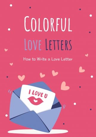 Plantilla de presentación Cartas de amor coloridas