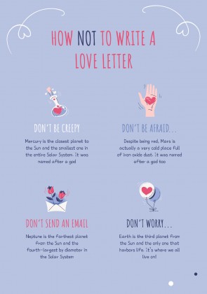 Plantilla de presentación Cartas de amor coloridas