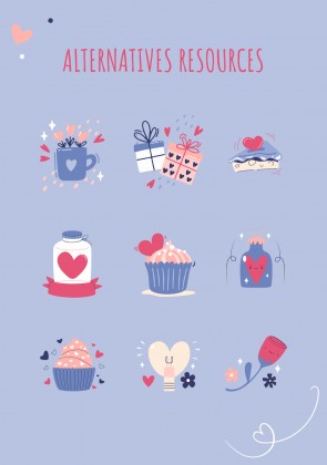 Plantilla de presentación Cartas de amor coloridas