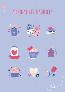 Plantilla de presentación Cartas de amor coloridas