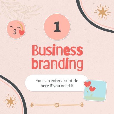 Modelo de apresentação Planejador fofo de mídias sociais para marcas