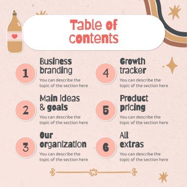 Modelo de apresentação Planejador fofo de mídias sociais para marcas