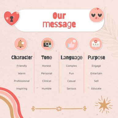 Modelo de apresentação Planejador fofo de mídias sociais para marcas