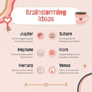 Modelo de apresentação Planejador fofo de mídias sociais para marcas