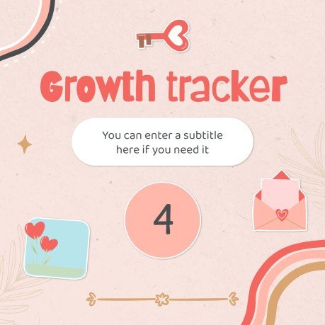 Modelo de apresentação Planejador fofo de mídias sociais para marcas