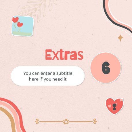 Modelo de apresentação Planejador fofo de mídias sociais para marcas