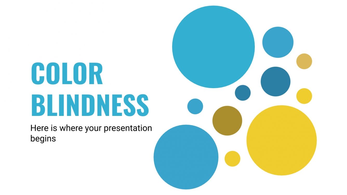 Color Blindness Google Slides theme & PowerPoint template