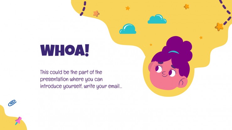 Cool Melly Daily Activities presentation template
