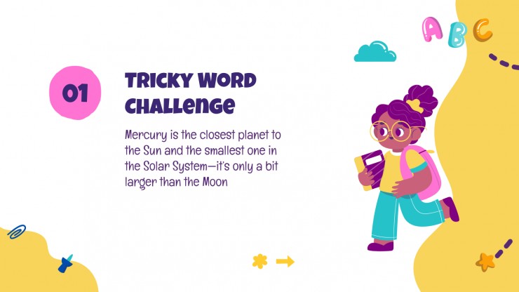 Cool Melly Daily Activities presentation template