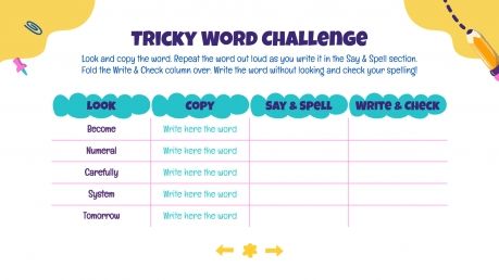 Cool Melly Daily Activities presentation template