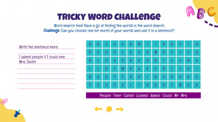 Cool Melly Daily Activities presentation template