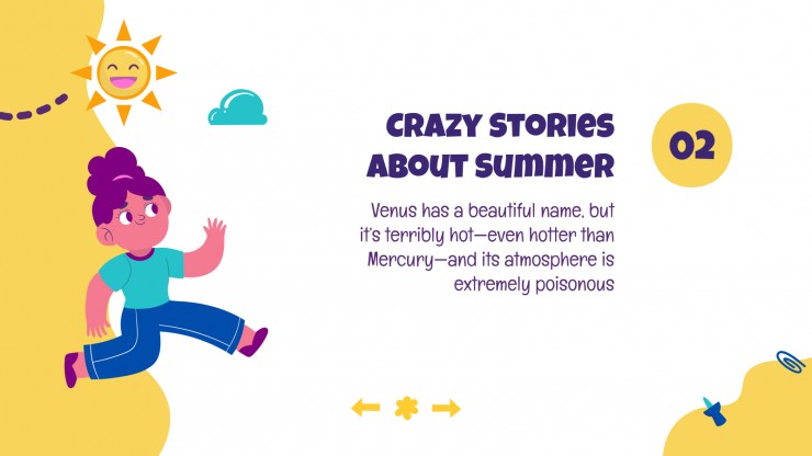 Cool Melly Daily Activities presentation template