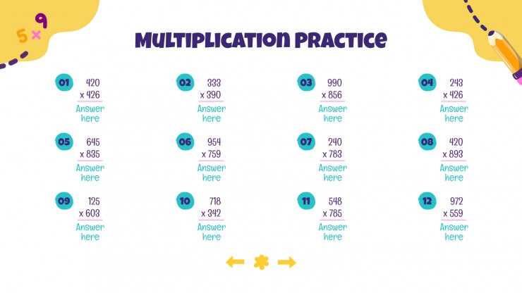 Cool Melly Daily Activities presentation template
