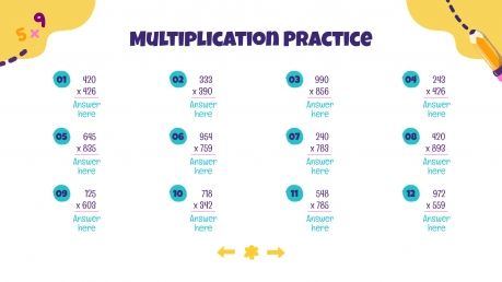 Cool Melly Daily Activities presentation template