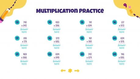 Cool Melly Daily Activities presentation template