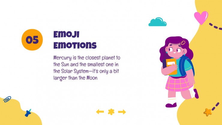 Cool Melly Daily Activities presentation template