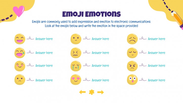 Cool Melly Daily Activities presentation template