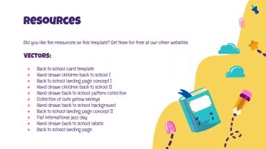 Cool Melly Daily Activities presentation template