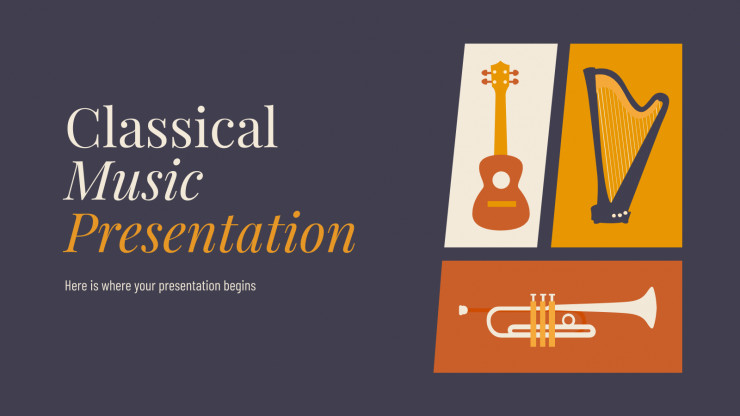 Classical Music presentation template