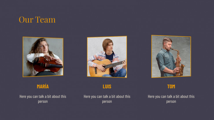 Classical Music presentation template