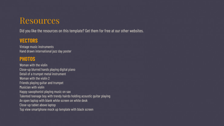 Classical Music presentation template